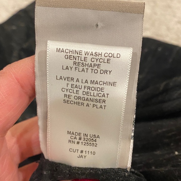 Dolan Charcoal Long Sleeve Women's Tee - Picture 4 of 5